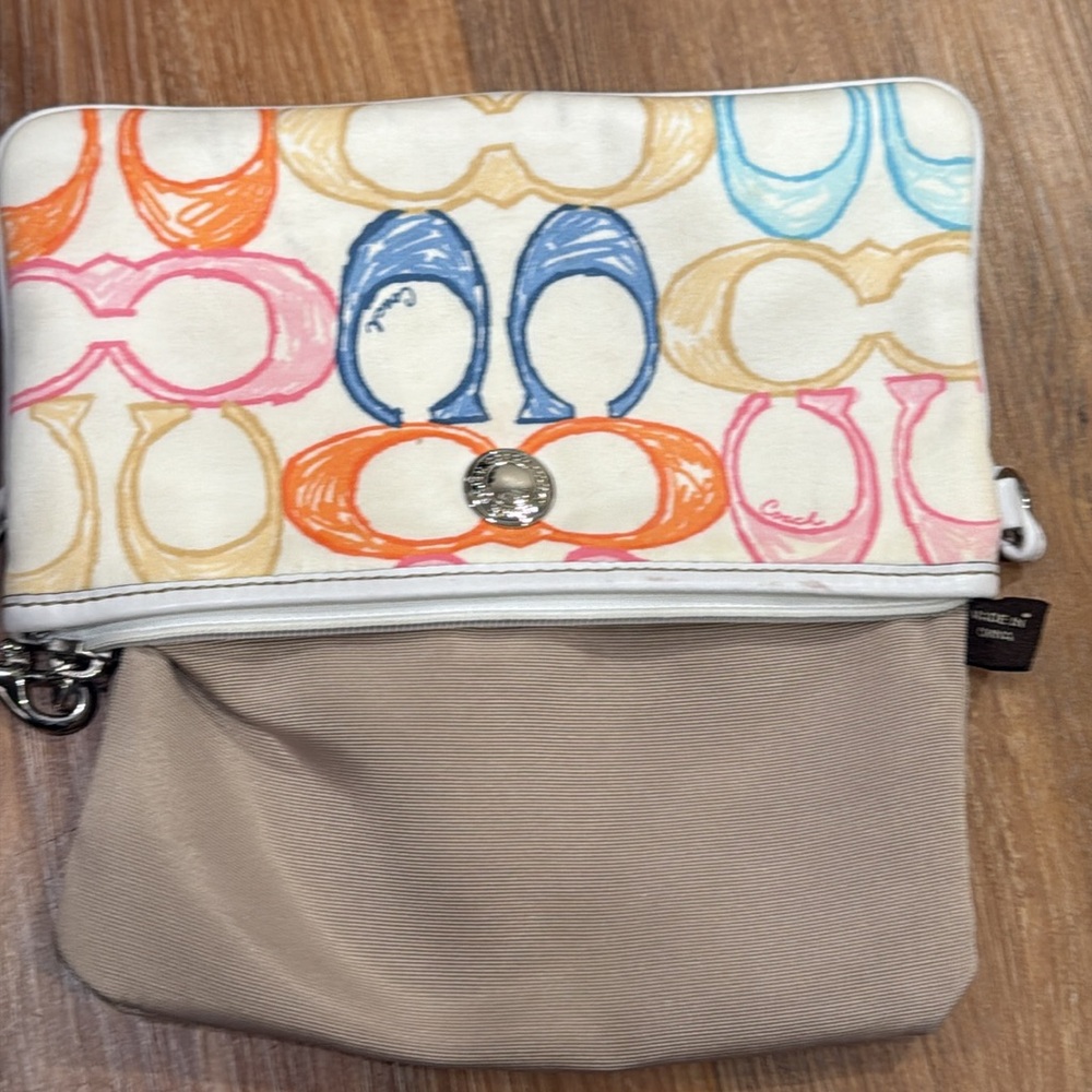 Coach Vintage 1941 Hampton Scribble Wristlet (with hang tag)(EUC) - Picture 12 of 16